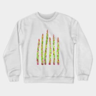 asparagus watercolor painting Crewneck Sweatshirt